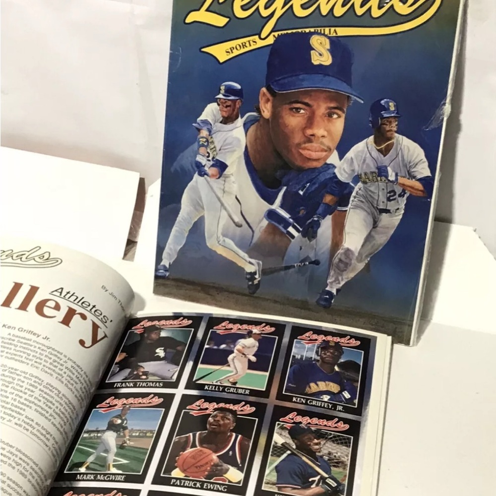 1991 Legends Sports Memorabilia Magazine July / August with Ken Griffey, Jr